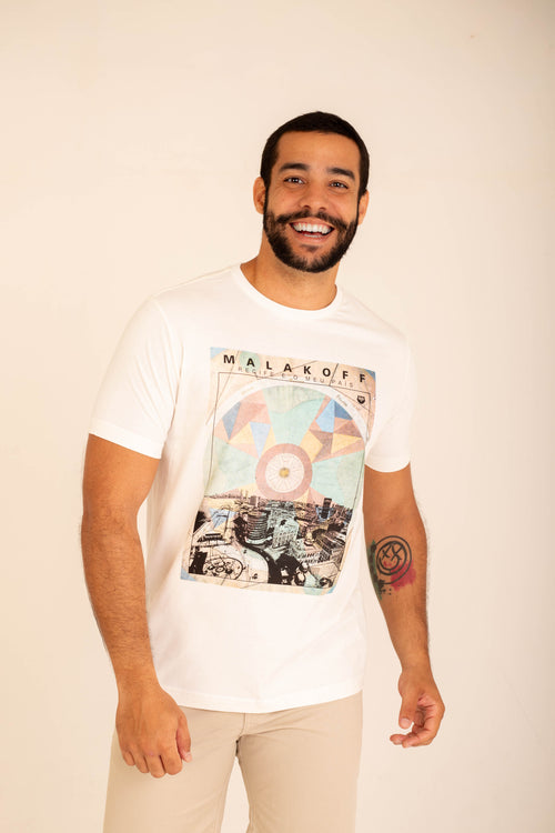 T-SHIRT MASCULINA MARCO ZERO CROMIA