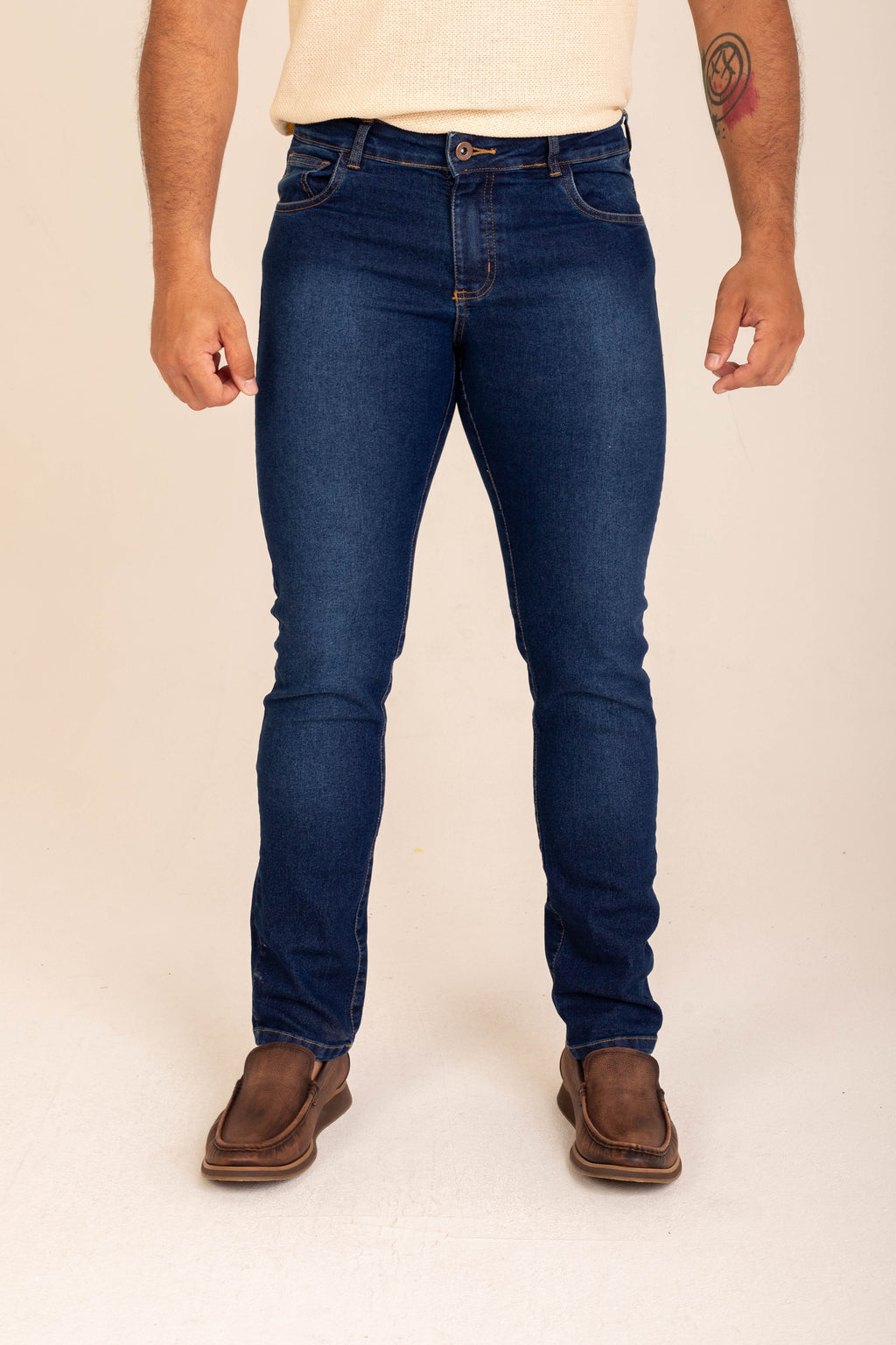 CALÇA MASCULINA SKINNY JEANS ROLIDAY