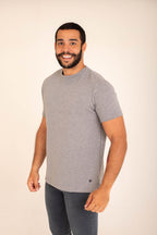 T-SHIRT MASCULINA MOLETINHO MESCLA