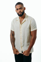 CAMISA MASCULINA HAVANA EM LINHO