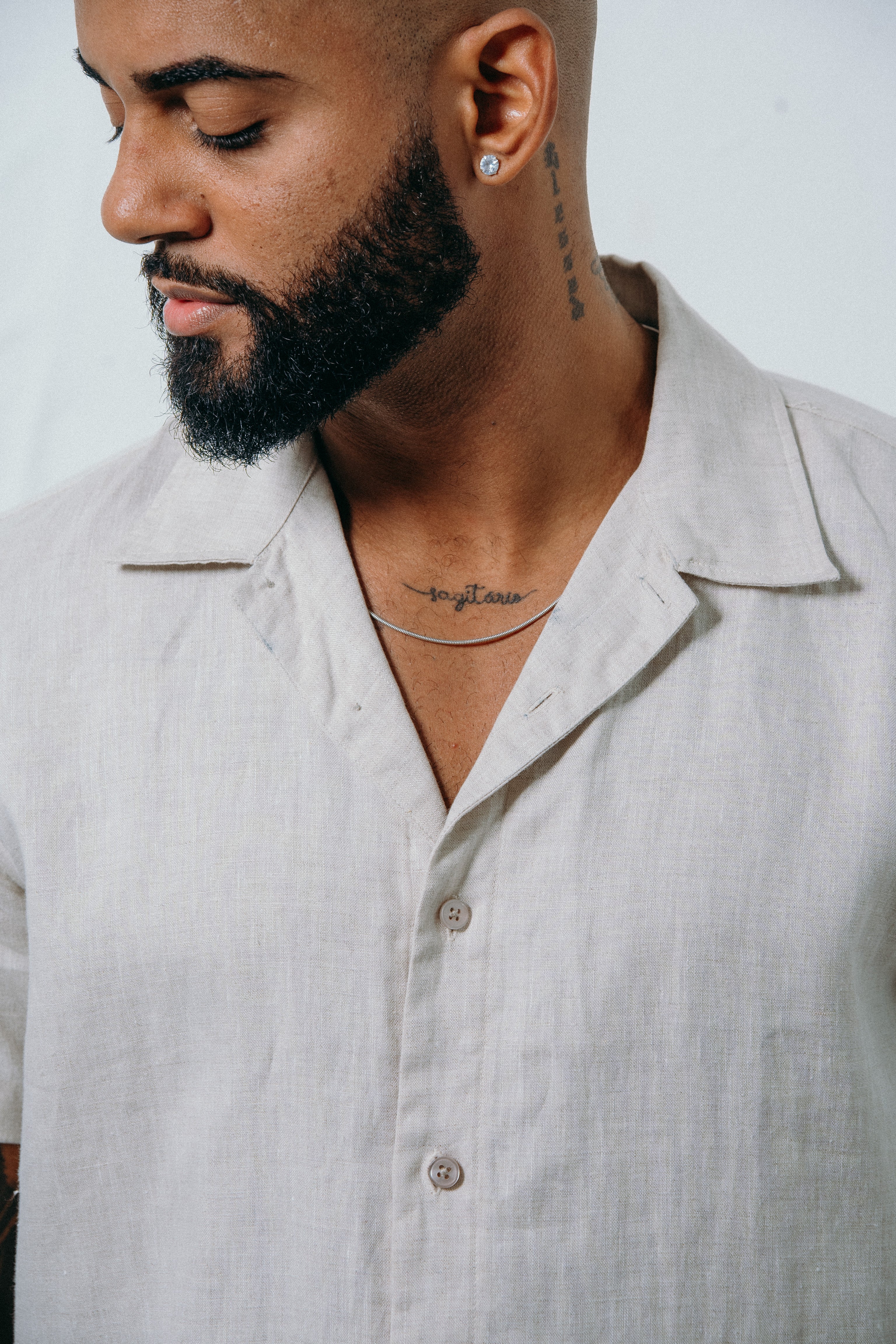 CAMISA MASCULINA HAVANA EM LINHO