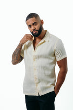 CAMISA MASCULINA HAVANA EM LINHO