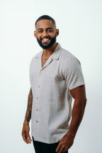 CAMISA MASCULINA HAVANA EM LINHO