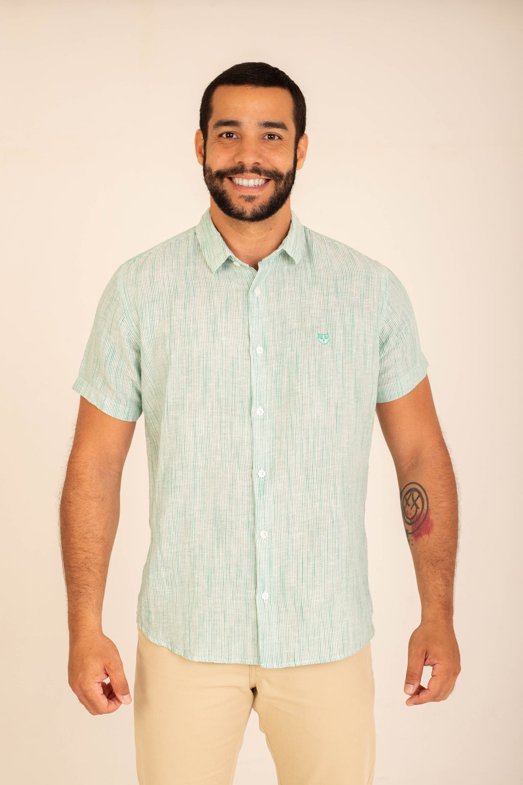 CAMISA MASCULINA LISTRADA