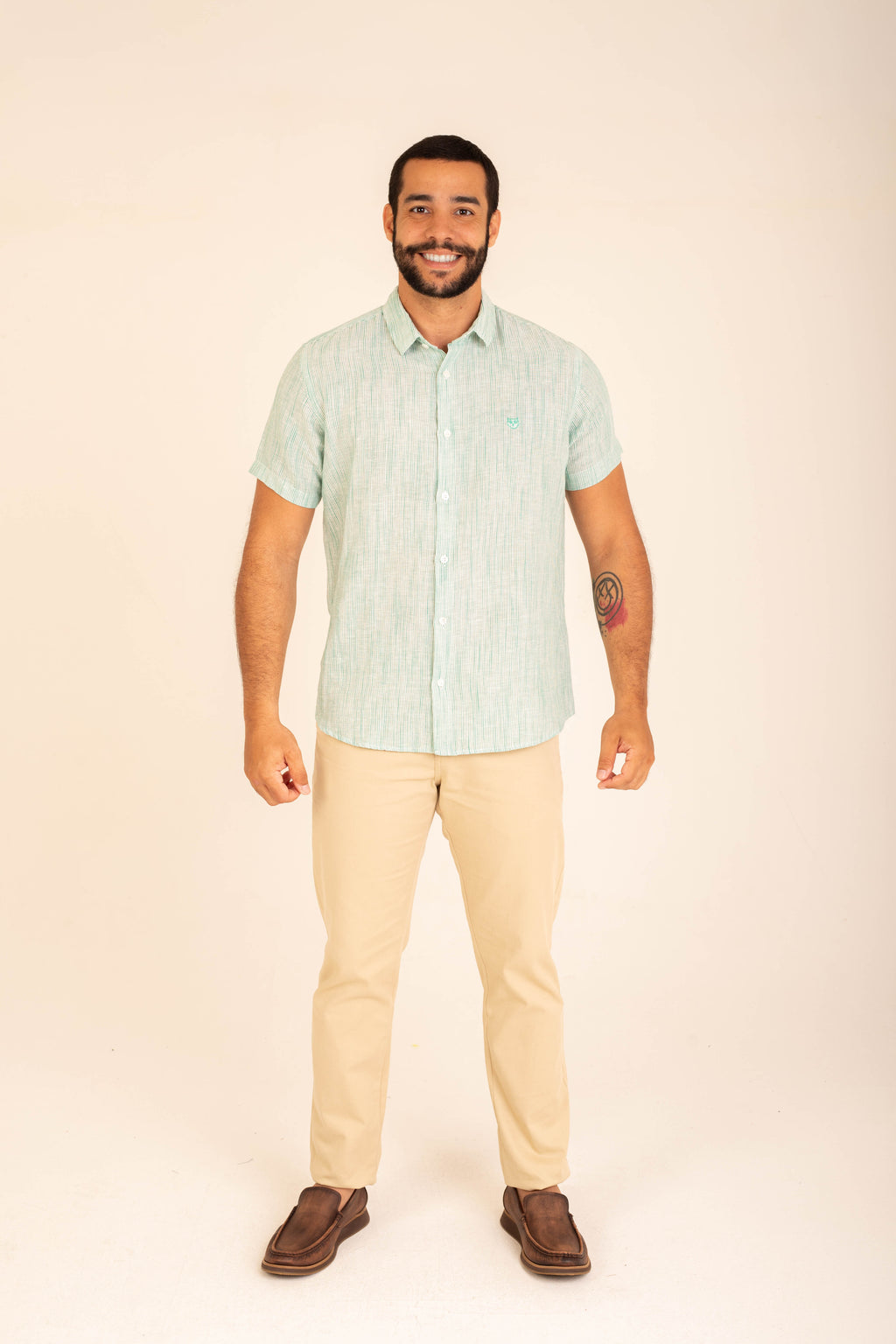 CALCA MASCULINA EM SARJA