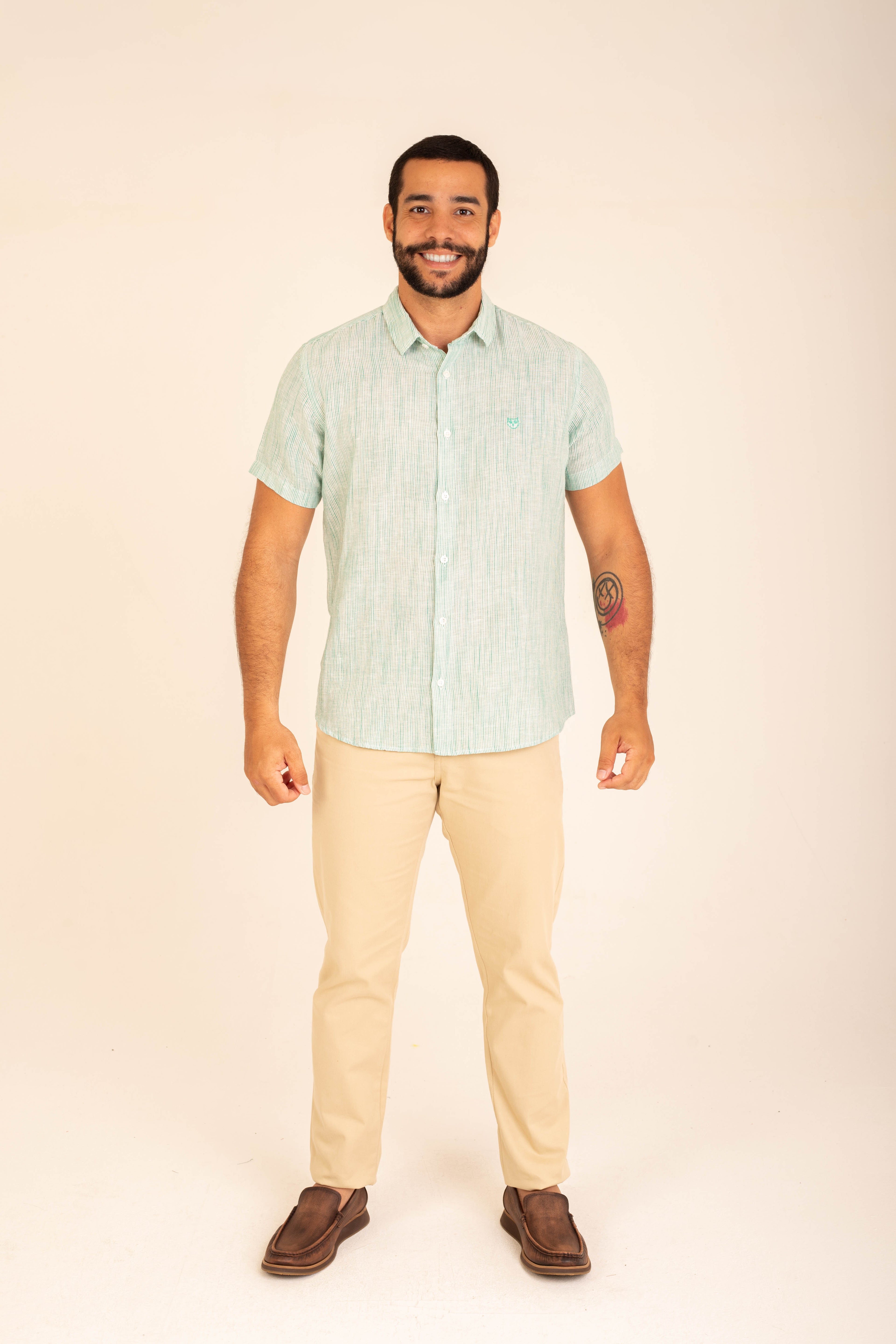 CALCA MASCULINA EM SARJA