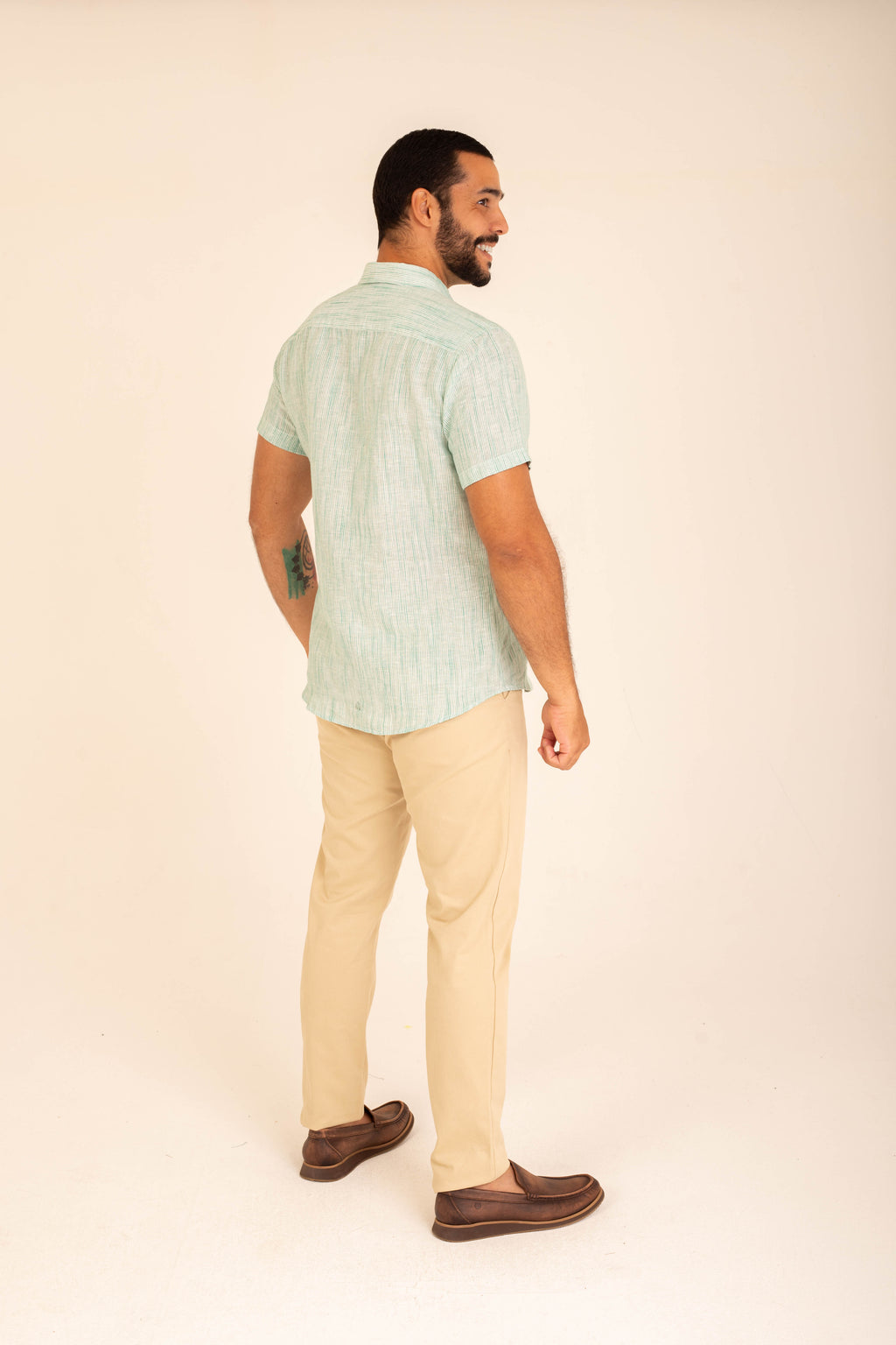 CAMISA MASCULINA LISTRADA