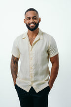 CAMISA MASCULINA HAVANA EM LINHO