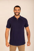 POLO RAGLAN TEXTURIZADA